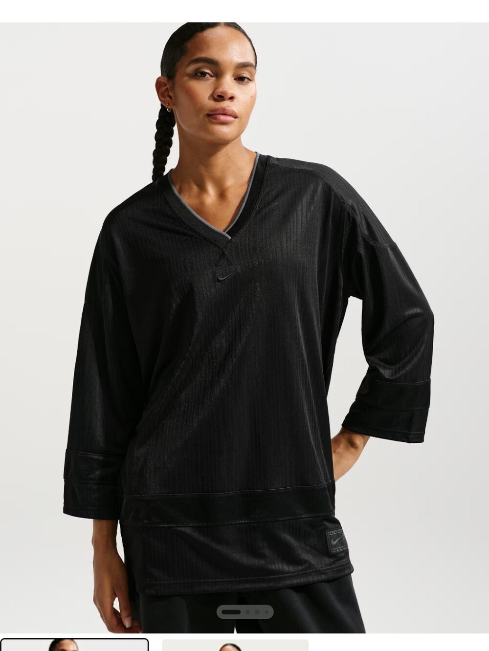 Nike Sportswear Women's Oversized Jersey Tunic - Small - Black